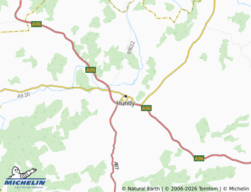 Carte MICHELIN Huntly - ViaMichelin