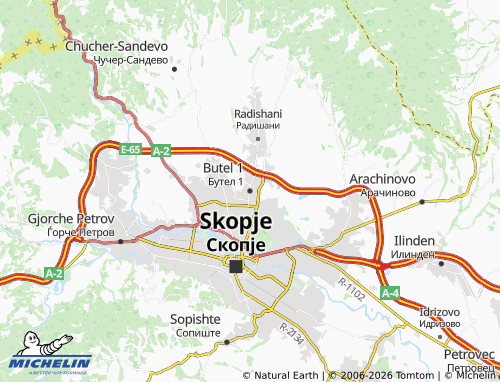 Mapa MICHELIN Butel 1 - ViaMichelin