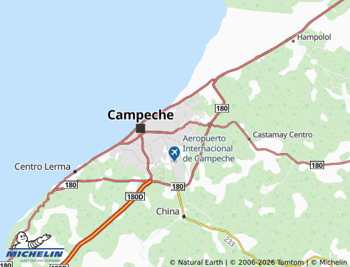MICHELIN Santa Bárbara II map - ViaMichelin