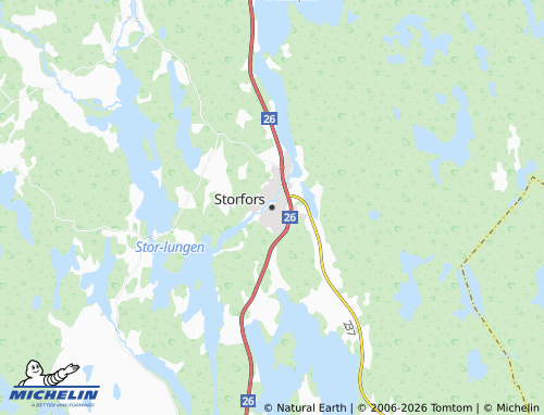 Carte MICHELIN Storfors - ViaMichelin
