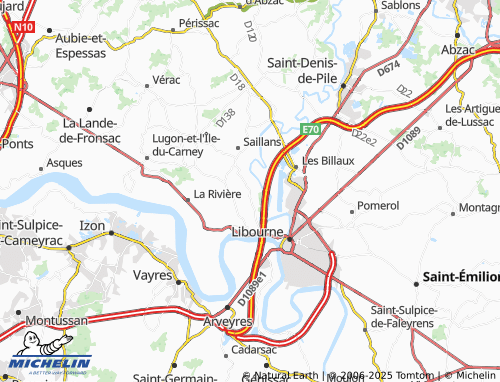 MICHELIN Perron map - ViaMichelin