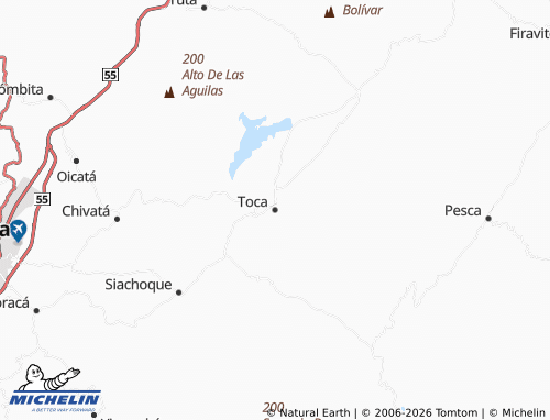 Carte MICHELIN Toca - ViaMichelin