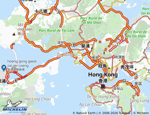MICHELIN Sai Tso Wan map - ViaMichelin