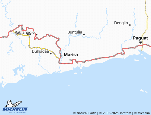 MICHELIN Teratai map - ViaMichelin