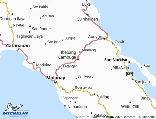 MICHELIN Ibabang Cambuga map - ViaMichelin