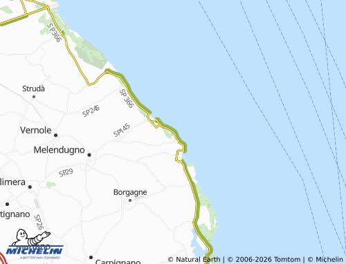 MICHELIN-Landkarte Roca Vecchia - ViaMichelin