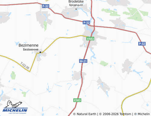 Mappa MICHELIN Markivtsi - ViaMichelin