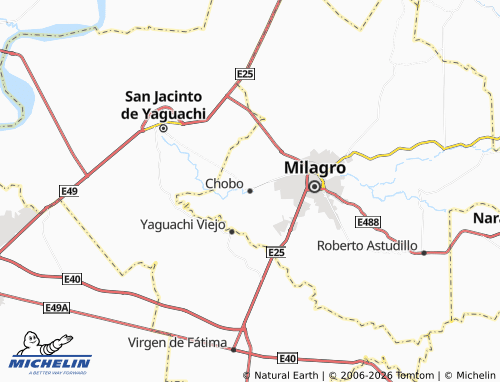 MICHELIN Chobo map - ViaMichelin