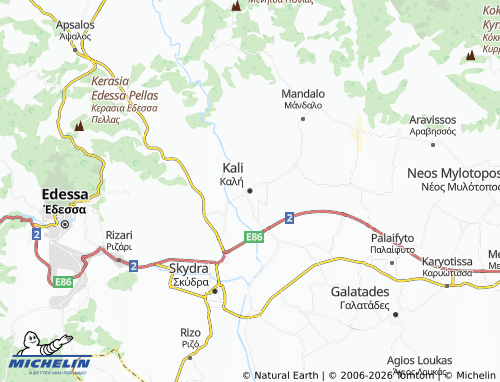 MICHELIN Kali map - ViaMichelin
