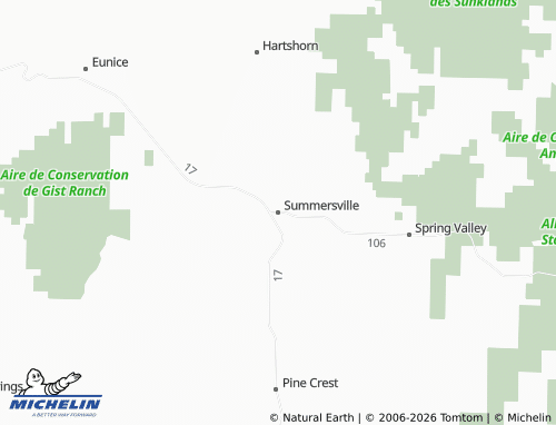 Mapa MICHELIN Summersville - ViaMichelin