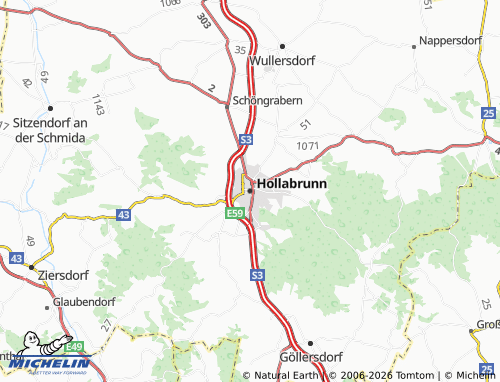 MICHELIN Hollabrunn map - ViaMichelin