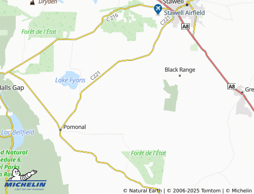 MICHELIN Bellellen map - ViaMichelin