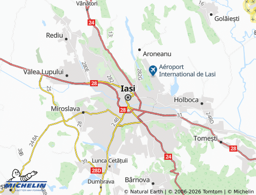 MICHELIN Iasi map - ViaMichelin