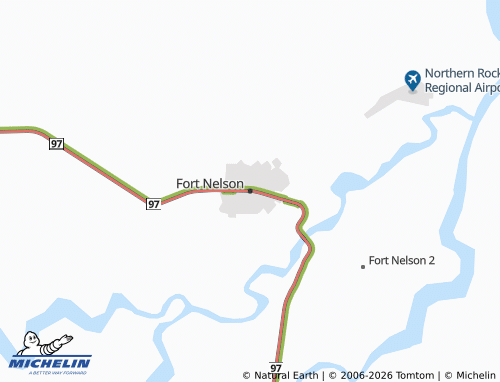 Mapa MICHELIN Fort Nelson - ViaMichelin