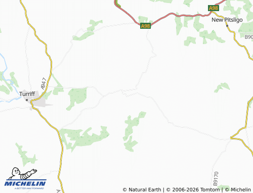 Carte MICHELIN Cuminestown - ViaMichelin