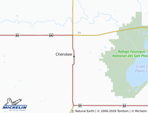 Mappa MICHELIN Cherokee - ViaMichelin