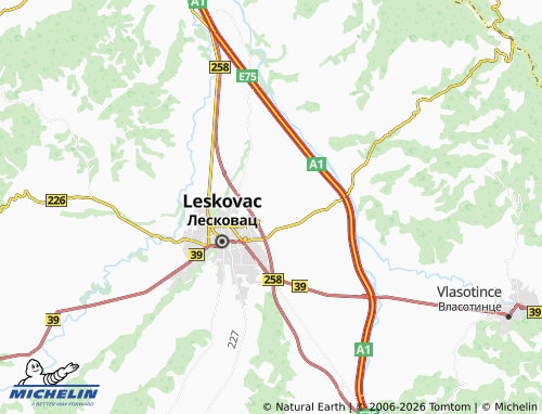Mapa MICHELIN Bobište - ViaMichelin
