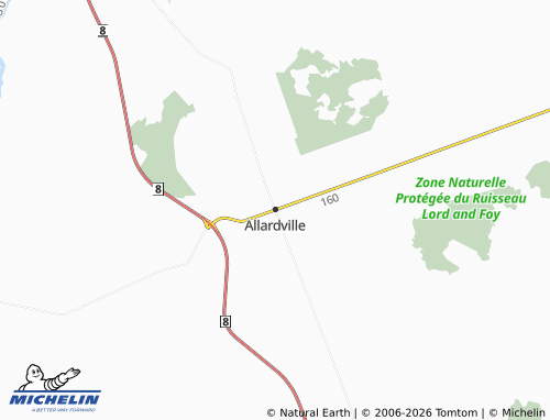MICHELIN-Landkarte Allardville - ViaMichelin
