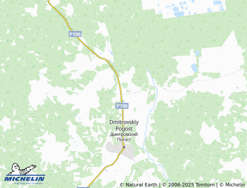 MICHELIN Pestovskaya map - ViaMichelin