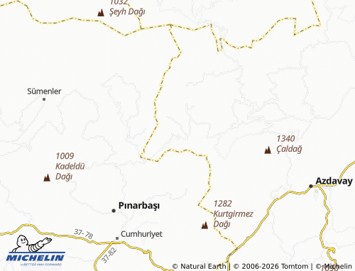 MICHELIN Gültepe map - ViaMichelin
