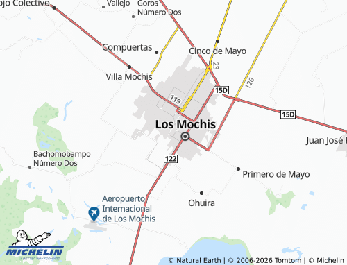 MICHELIN-Landkarte Los Naranjos - ViaMichelin