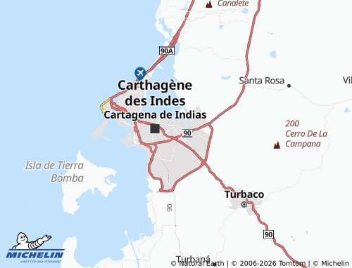 Carte MICHELIN Los Alpes - ViaMichelin