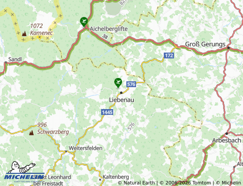MICHELIN Liebenau map - ViaMichelin