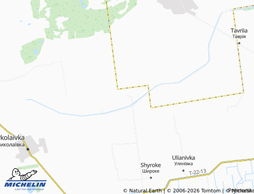 MICHELIN Velyka Andronivka map - ViaMichelin