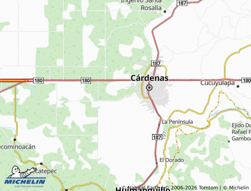 Mappa MICHELIN Ranchería Arroyo Hondo, Abejonal - ViaMichelin