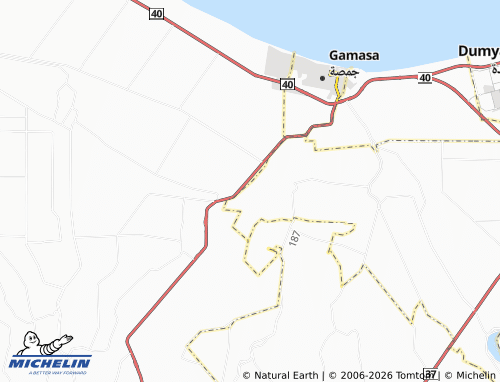 Mappa MICHELIN Ezbat Rashid - ViaMichelin
