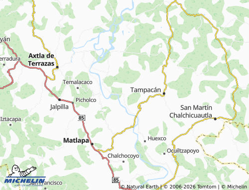 Mapa MICHELIN Cuayahual - ViaMichelin