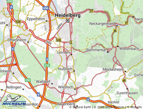 Mapa MICHELIN Leimen - ViaMichelin
