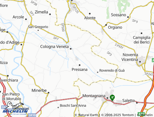 MICHELIN-Landkarte Quari Destra - ViaMichelin