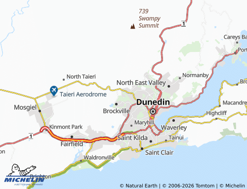 Mapa MICHELIN Halfway Bush - ViaMichelin