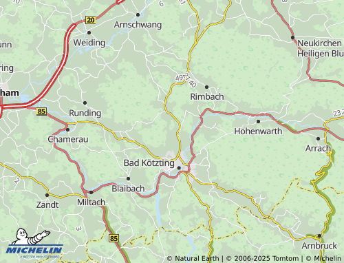 MICHELIN Bachmeierholz map - ViaMichelin