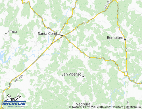 MICHELIN A Ermida (San Salvador) map - ViaMichelin