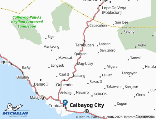 MICHELIN Cabacungan map - ViaMichelin