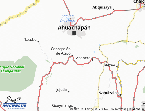 Mappa MICHELIN Concepción de Ataco - ViaMichelin