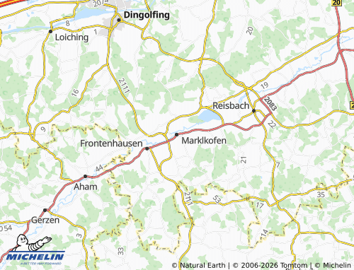MICHELIN-Landkarte Marklkofen - ViaMichelin