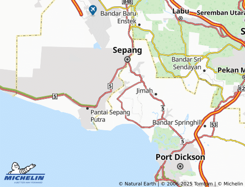 MICHELIN Taman Bayan map - ViaMichelin