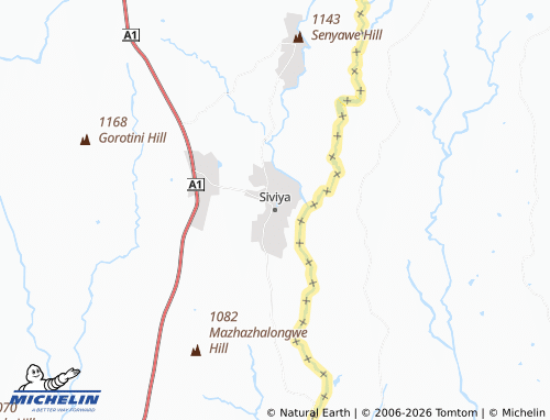 Mapa MICHELIN Siviya - ViaMichelin