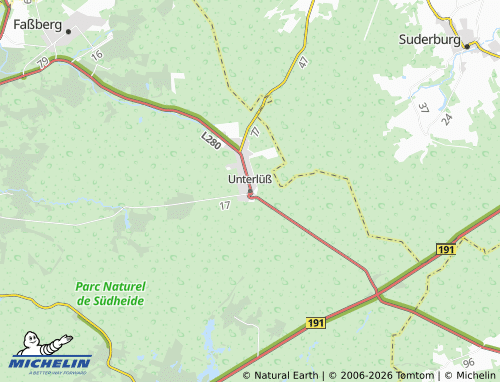MICHELIN Unterlüß map - ViaMichelin