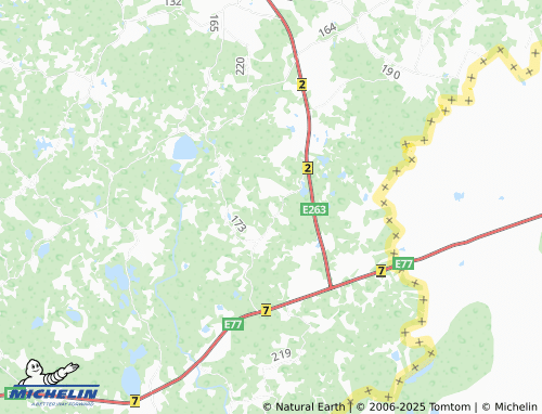 MICHELIN Misso-Saika map - ViaMichelin
