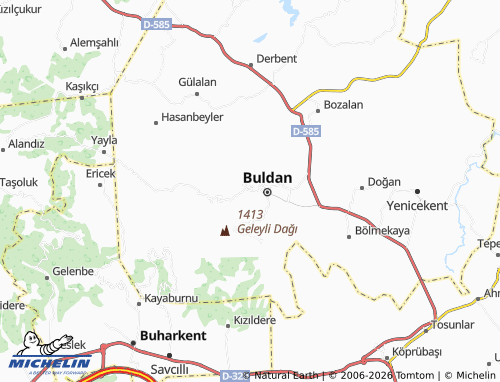 Mappa MICHELIN Çaybaşı - ViaMichelin