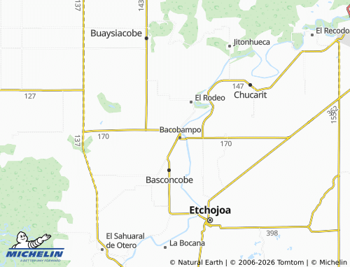 MICHELIN-Landkarte María Lourdes de Barraza - ViaMichelin