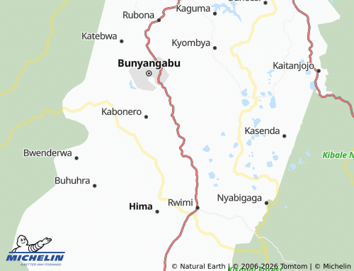 Mappa MICHELIN Kasunganyanja - ViaMichelin