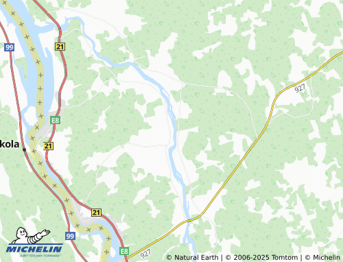 MICHELIN Kourilehto map - ViaMichelin