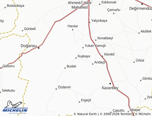 MICHELIN Kuşkaya map - ViaMichelin