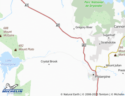 MICHELIN Foxdale map - ViaMichelin