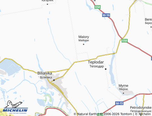 Mapa MICHELIN Povstanske - ViaMichelin